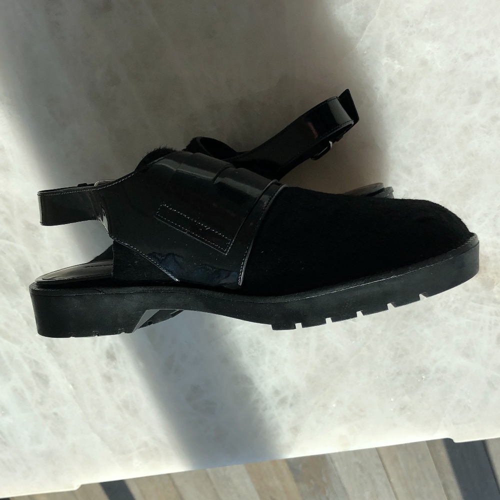 Alexander Wang Mina Oxford Calf Hair Sandal - Picture 6 of 13